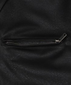 WEGO PUダブルZIPブルゾン