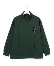 J.PRESS YORK STREET 【UNISEX】裏毛ロゴハーフジップ スウェット