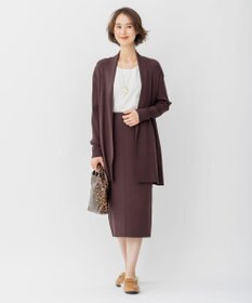 自由区 【WEB限定/洗える/セット着用可】レーヨンストレッチ タイトスカート