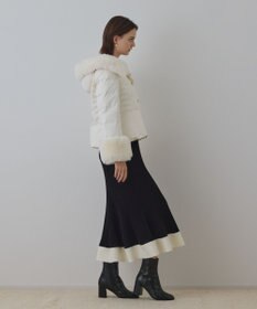 GRACE CONTINENTAL エコファーショートダウンジャケット