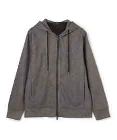 JOSEPH HOMME 【WEB・一部店舗限定  】レザーライクポンチ　ジップアップパーカー