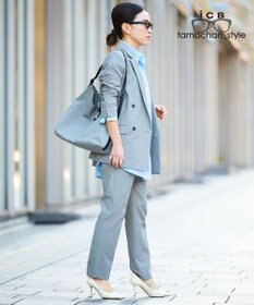 ICB L 【ICB×tamachan_style コラボ】 スタイルアップ ビッグシャツ