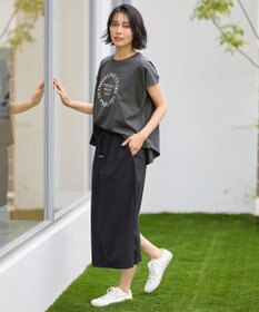 ANY フレンチスリーブロゴTシャツ