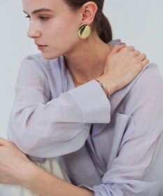 BEIGE， PAULINE / リネンヴィスコースオーバーサイズロングシャツ