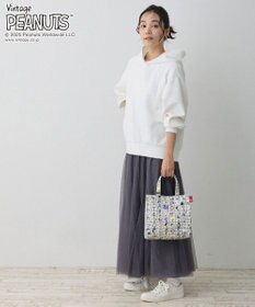 ROOTOTE 8431【スヌーピー】IP.スクエア.ラミネート.ピーナッツ-0L