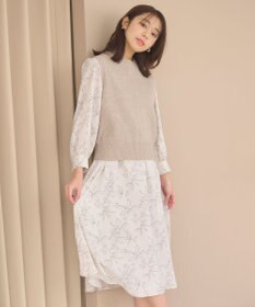 Feroux 【セットアイテム】ニットベストセット ワンピース