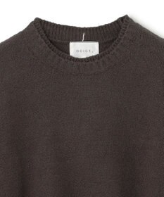 BEIGE， 【洗える】BERTAINA /  配色リンキングクルーネックニット