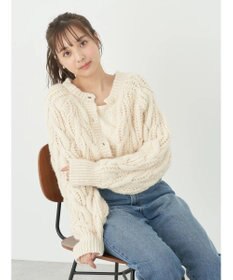 earth music&ecology ｍｉｘケーブルカーディガン