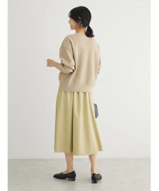 Green Parks レザーライクキリカエＡラインスカート