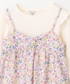 ANY KIDS 花柄キャミセット 長袖 Tシャツ