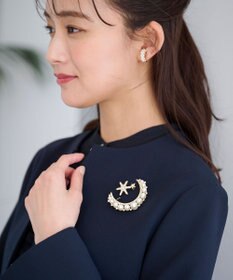 組曲 【好評につき追加予約・2SET】ツインスターパールブローチ