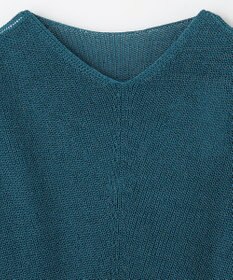 ANY L 【洗濯機可能】ドライタッチニットプルオーバー