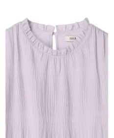 earth music&ecology マジョリカプリーツ半袖ブラウス