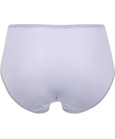 Wing ショーツ 綿混(身生地部) ここちよいフィット感 ムレにくい(身生地部) 【デイリーフィット 綿混ボーダー】 はきこみ丈ふつう EC2650 ウイング／ワコール