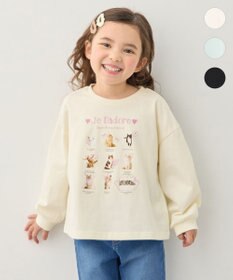 ANY KIDS 【綿100%】ネコアソート 長袖Tシャツ