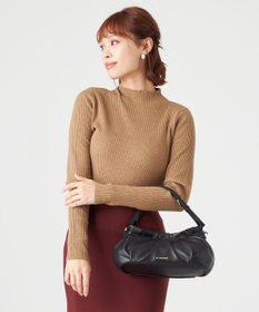 LA BAGAGERIE シープレザー　ギャザーミニバッグ