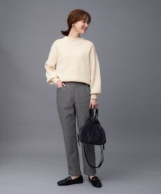 ANY 【洗濯機可能/8色展開】ソフトタッチポリエステルニット