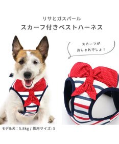 PET PARADISE リサとガスパール ベストハーネス 《トリコロール》 ３Ｓ 小型犬