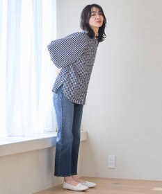 ANY 【洗濯機可/ストレッチ】デニムフレアパンツ