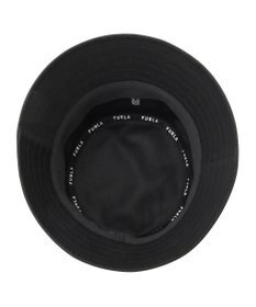 MOONBAT 【洗える】FURLA(フルラ) フロントロゴ刺繍バケットハット