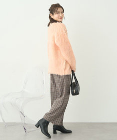 earth music&ecology なみなみ起毛Ｖネックカーディガン