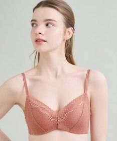 une nana cool 【リニューアル】364ブラ レース ノンワイヤーブラ