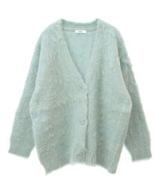 earth music&ecology なみなみ起毛Ｖネックカーディガン