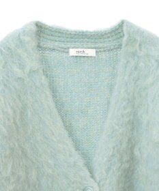 earth music&ecology なみなみ起毛Ｖネックカーディガン