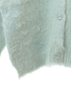 earth music&ecology なみなみ起毛Ｖネックカーディガン