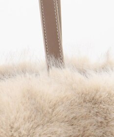 自由区 【カタログ掲載】ファーコンビ トートバッグ