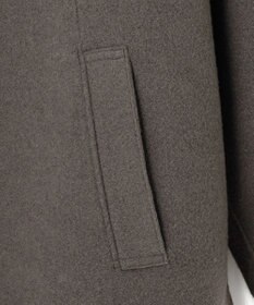 J.PRESS YORK STREET 【WOMEN】NEEDLE JERSEY マフラー付コート