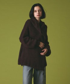 GRACE CONTINENTAL ストールアルパカカーディガン