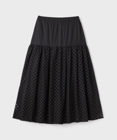 GRACE CONTINENTAL メッシュカットワークスカート