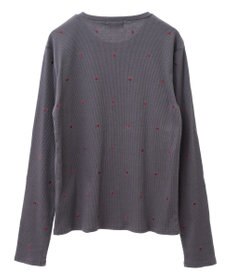 Green Parks ・ＤＯＵＢＬＥ　ＦＬＡＧＳ　ハート刺繍リブロンＴＥＥ