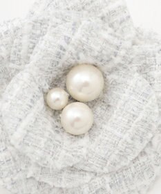 組曲 ツイードパールコサージュ