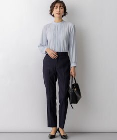 23区 【先行予約】バックサテンアムンゼン フロントタックブラウス