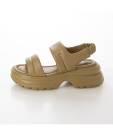 ing <ing>厚底ダブルベルトスポーツサンダル