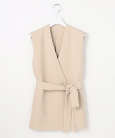 自由区 S リラックスバスケットノーカラー ジレ