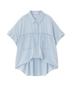 Green Parks シアーデニム２ＷＡＹビックドルマンシャツ