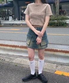 WEGO ヴィンテージウォッシュリブT