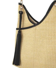 YECCA VECCA 【A4対応】チャーム付き2wayショルダーバッグ