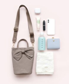 TOCCA 【泉里香さん着用】RIBBON KNOT NYLON MULTI BAG ナイロンマルチバッグ