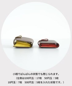 Atelier nuu 日本製 本革 バイカラーnoble 二つ折れウォレット