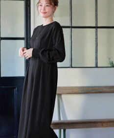 Tiaclasse L 【吸水発熱 / 静電気防止】ポンチタックワンピース