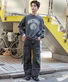 WEGO 【ユニセックス着用ITEM】ピグメントグラフィックプルオーバー