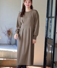 Tiaclasse L 【吸水発熱 / 静電気防止】ポンチタックワンピース