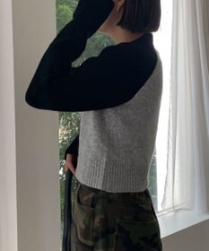 WEGO フラッフィーグラフィックちびニット