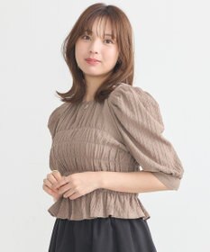 earth music&ecology ポコポコシャーリングトップス