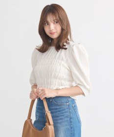 earth music&ecology ポコポコシャーリングトップス