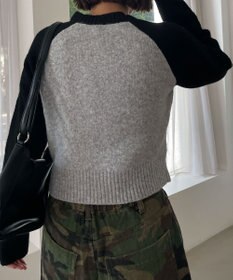 WEGO フラッフィーグラフィックちびニット